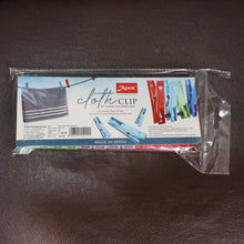 Durable Cloth Clips Set of 12 – Strong Grip Plastic Laundry Pegs with Stainless Steel Spring