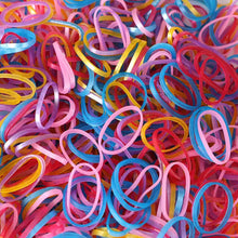 Strong & Reusable Rubber Bands: Multicolor for Office, Home & School, Hair accessories