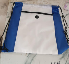 Drawstring Gym Bag with Zipper Pocket and Earphone Port (38x33 cm / 1 Pc)