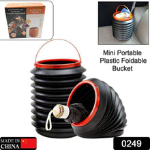 Foldable Storage Bucket , Water Container & Dustbin Multiuse Bucket For Home , Car & Kitchen Use Bucket