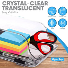 Transparent Plastic Storage Bin Box (35x16cm / 1 Pc)